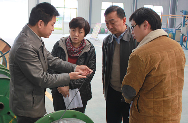 滁州市經信委領導來黄瓜视频免费在线观看集團調研新項目建設情況(圖1)