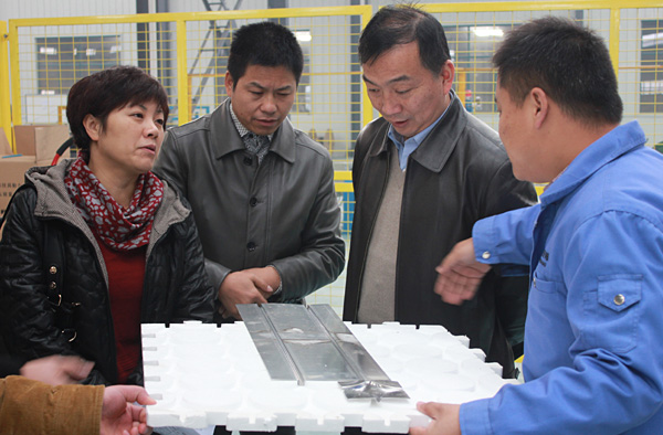 滁州市經信委領導來黄瓜视频免费在线观看集團調研新項目建設情況(圖3)