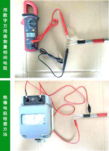 自控溫電黄瓜官网入口帶絕緣電阻的簡易測試方法(圖1)